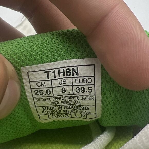 Asics Gel Blur 33 Women's Size 8 White Green Athletic Running Shoes T1H8N - Picture 12 of 12